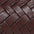 FRENCH BURGUNDY WEAVE LEATHER
