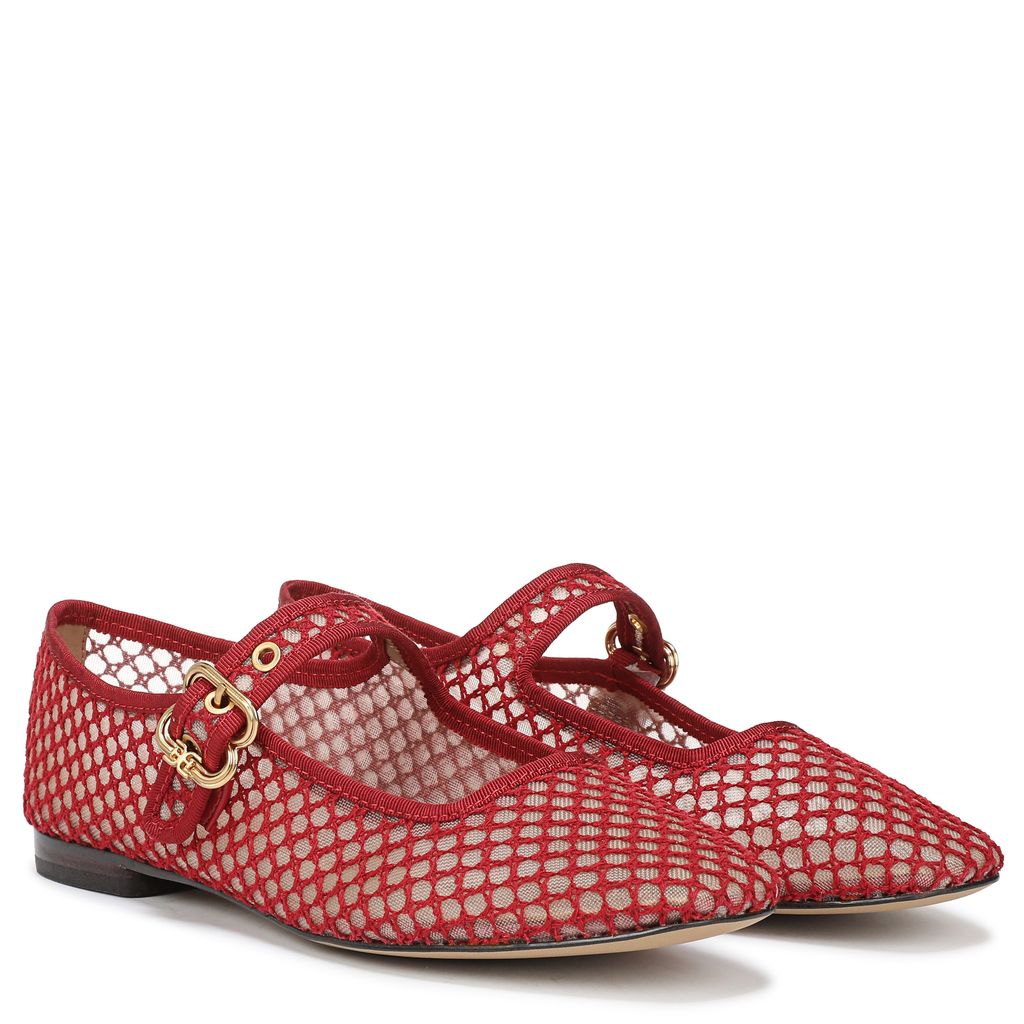 Michaela Mesh Mary Jane Flat
