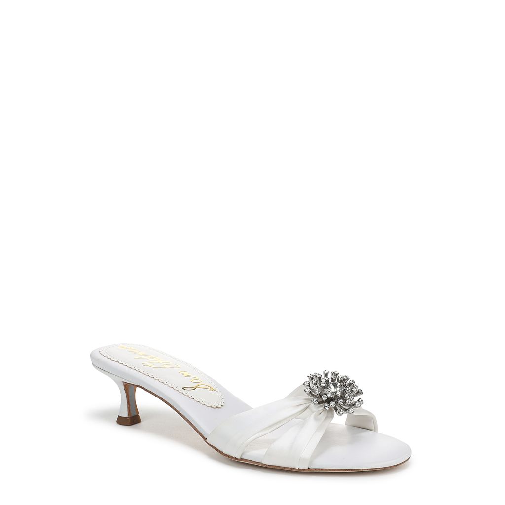 Cindie Kitten Heel Mule