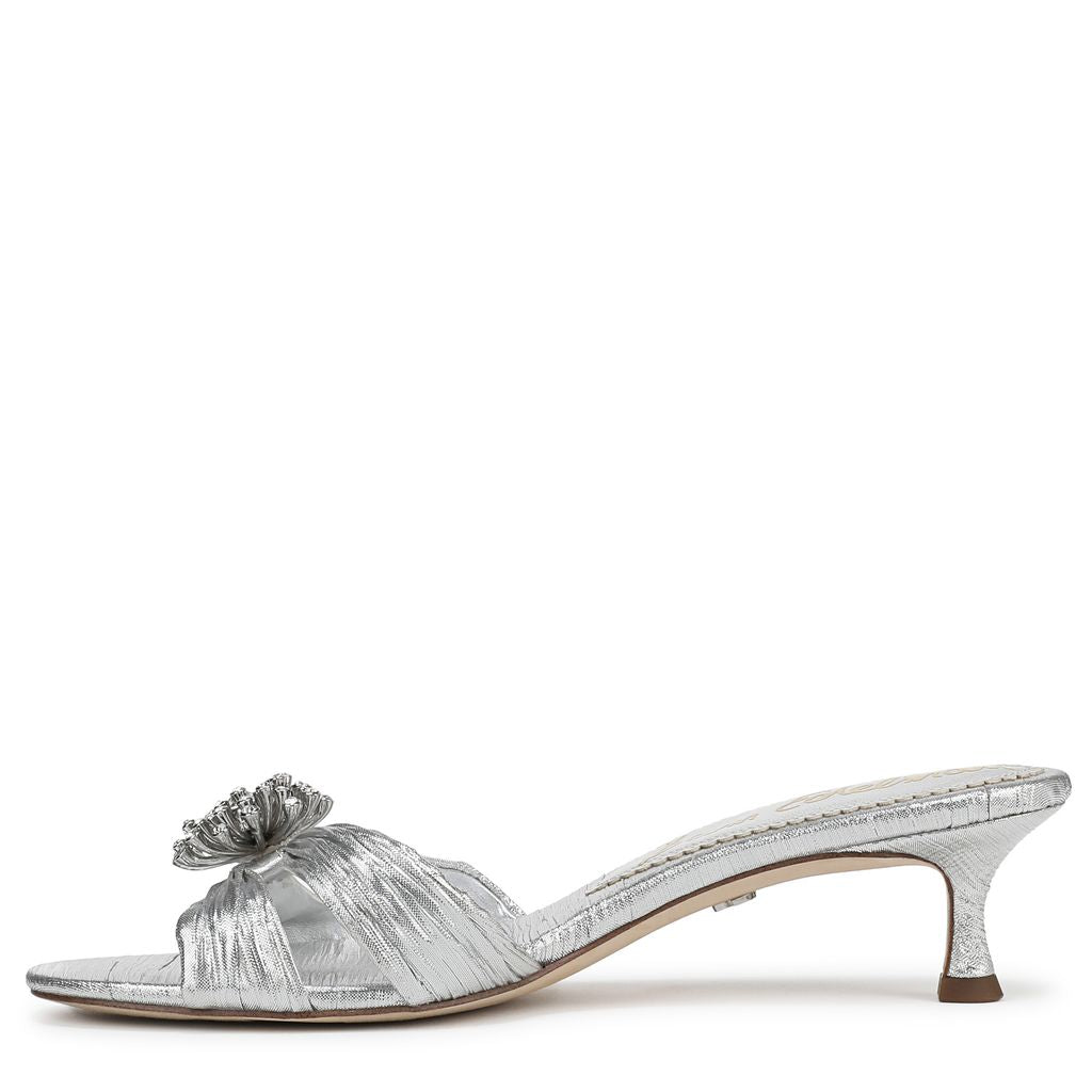 Cindie Kitten Heel Mule