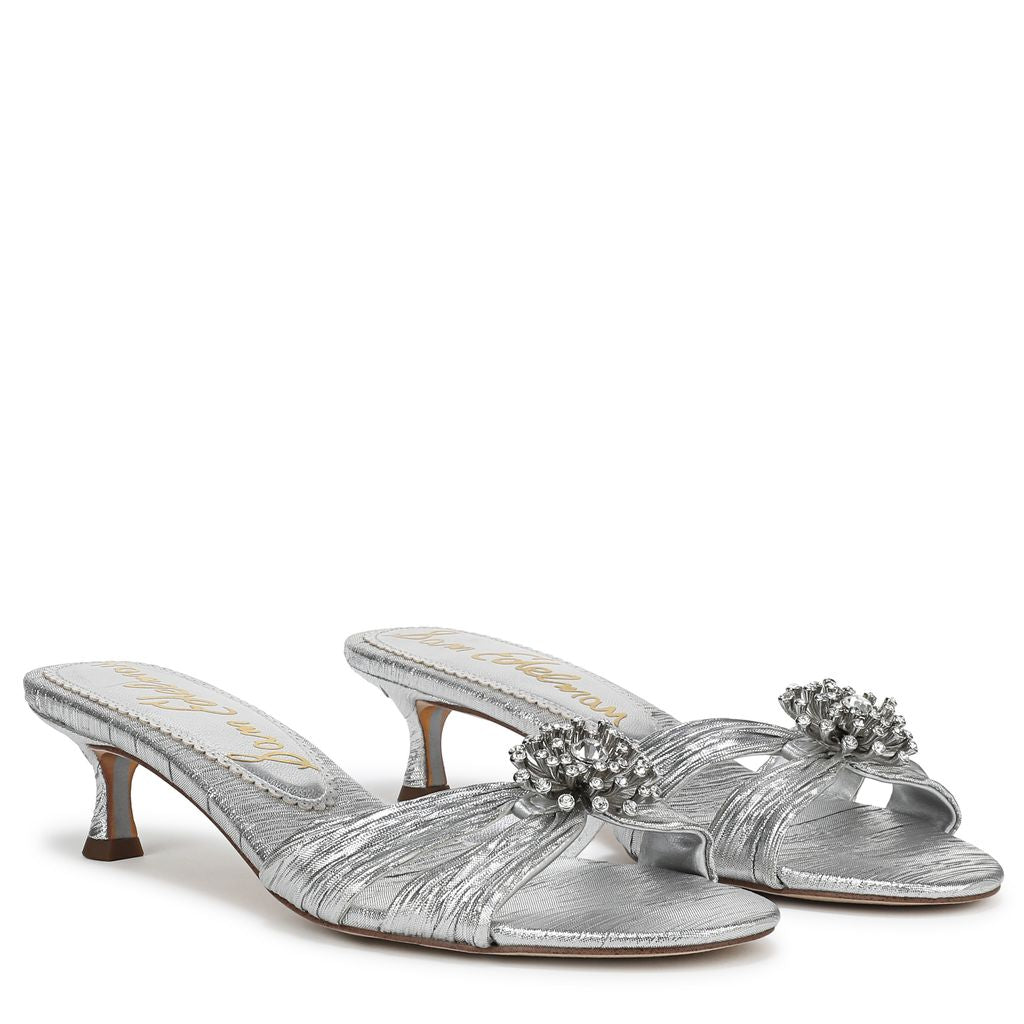 Cindie Kitten Heel Mule