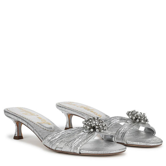 Cindie Kitten Heel Mule