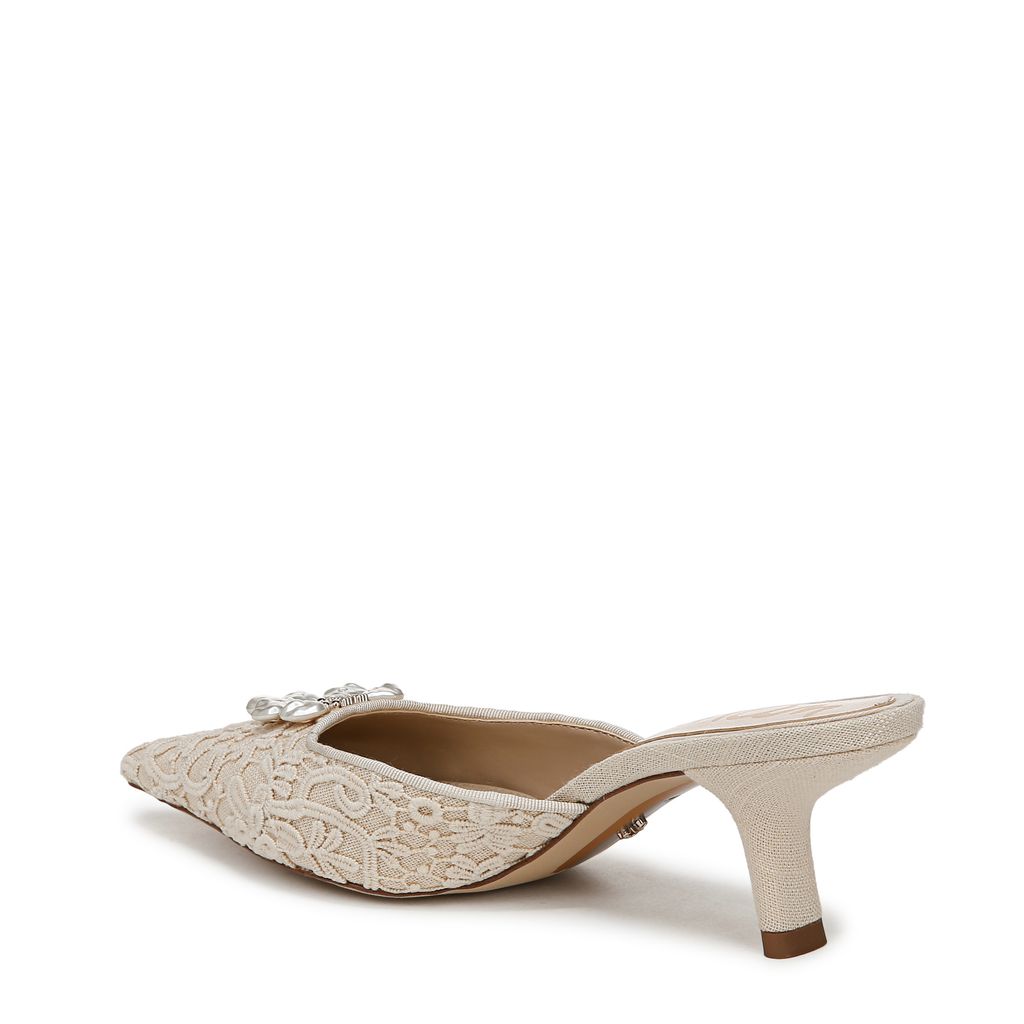 Brit Orchid Kitten Heel Mule